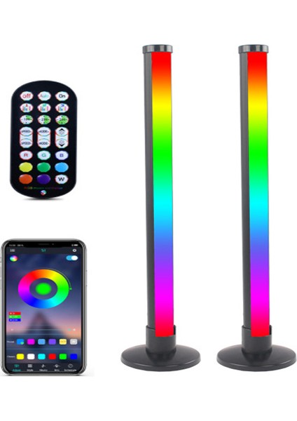 Akıllı LED Şerit, Uygulama ve Uzaktan Kumanda Arka Aydınlatması ile Rgb Tv Ortam Işığı Arka Işığı (Yurt Dışından)