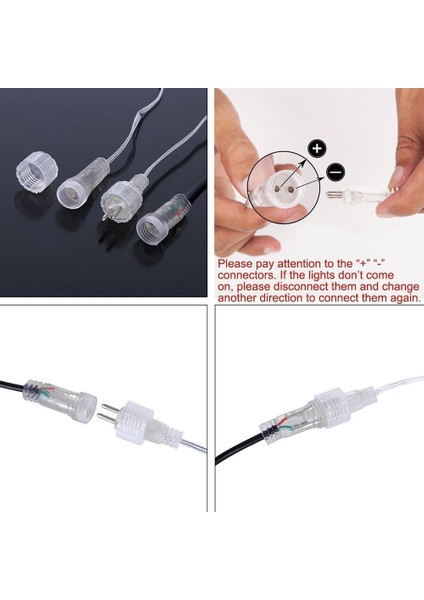 Yağmur Damlası Lamba Saçağı Kar Lambası Noel Cadılar Bayramı Partisi Tatil Bahçe Ağacı LED Meteor Yağmuru Lamba Tüpü Renkli Lamba Noel Veren Dekorasyon Dış Mekan (Mavi) (Yurt Dışından) fırsatları