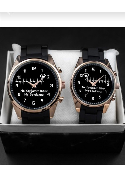 Çift Saatleri Ne Kavgamız Biter Ne Sevdamız Yazılı Sevgili Saati