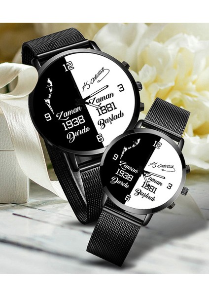 Çift Saatleri Sevgili Saati Kemal Atatürk Zaman Durdu ve Başladı Çift Kol Saatleri