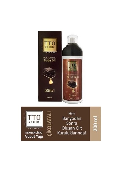 Clinic Vücut Yağı Çikolata 200 ml