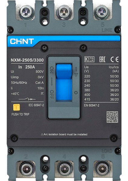 NXM-250S/3300 3X200A 36KA Sabit Kompakt Şalter 131367