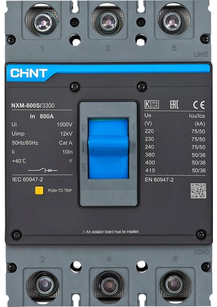NXM-800S/3300 3X800A 50KA Sabit Kompakt Şalter 131376
