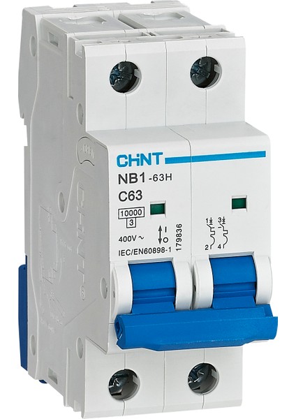 Nb1 Serisi 2X16A C Tipi Otomatik Sigorta 10KA 179826