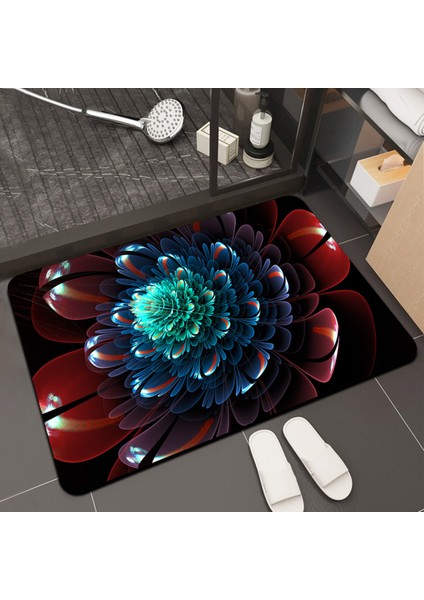 3D Çiçek Görsel Genişleme Yumuşak Diatom Çamur Zemin Matı Banyo Zemin Matı (Yurt Dışından) fiyatları