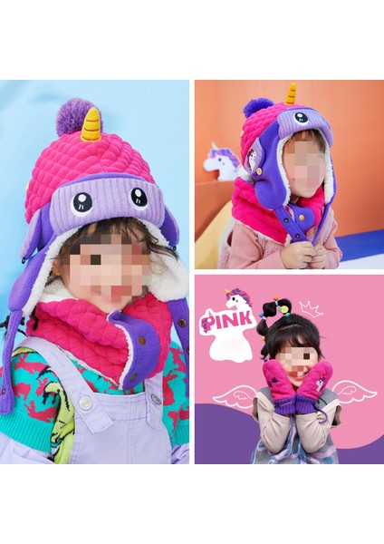 Çocuklar Için Sevimli Tek Boynuzlu At Sıcak Eldivenler (Yurt Dışından) fırsatları