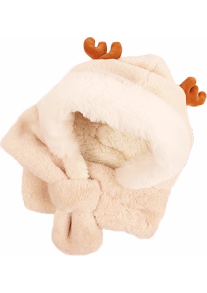 Sevimli Çocuklar Peluş Şapka ve Atkı Hepsi Bir Arada (Yurt Dışından)