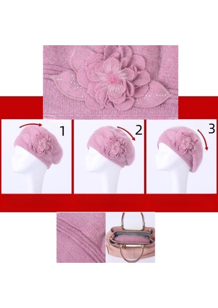 Kadın Bere Tavşan Kürk Örgü Bere Bere (Yurt Dışından) indirimleri