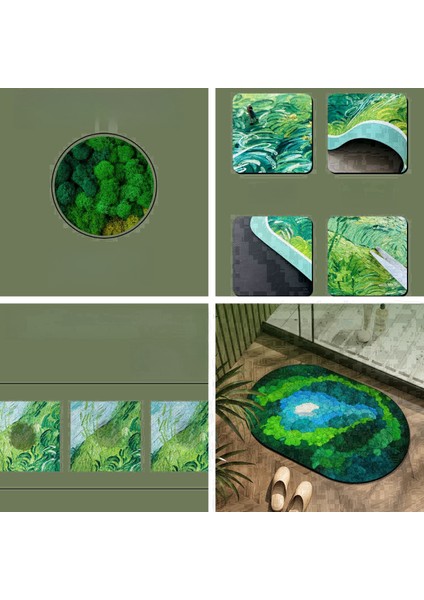 3D Görsel Yosun Zemin Matı Banyo Zemin Matı Banyo Zemin Matı (Yurt Dışından) indirimleri