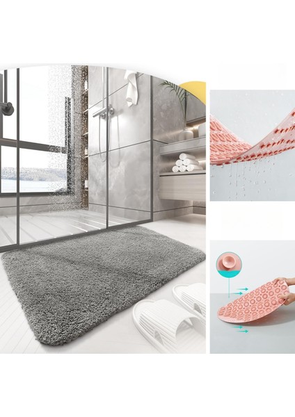 Yüksek Görünümlü Kalın Emici Banyo Kaymaz Paspas (Yurt Dışından) modelleri