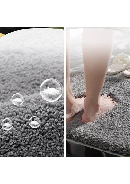 Yüksek Görünümlü Kalın Emici Banyo Kaymaz Paspas (Yurt Dışından) fırsatları