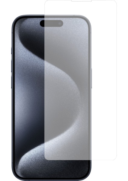 Apple iPhone 15 Pro ile Uyumlu Temperli Ekran Koruyucu Kırılmaz Cam