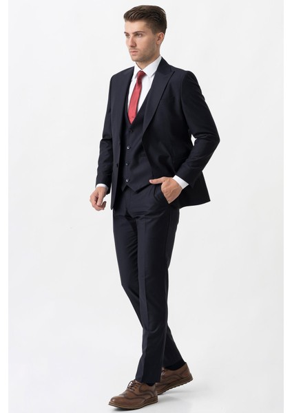 Piacenza TY2002 Slim Fit 6 Drop Düz Takım Elbise Laci