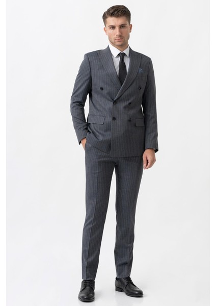 Arezzo T2004 Slim Fit 6 Drop Likralı Kruvaze Takım Elbise fiyatları