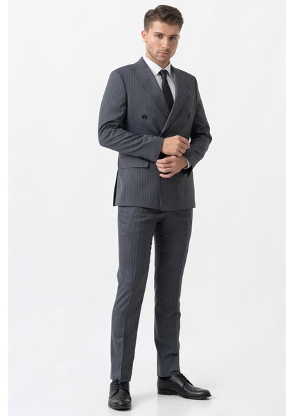 Arezzo T2004 Slim Fit 6 Drop Likralı Kruvaze Takım Elbise fırsatları