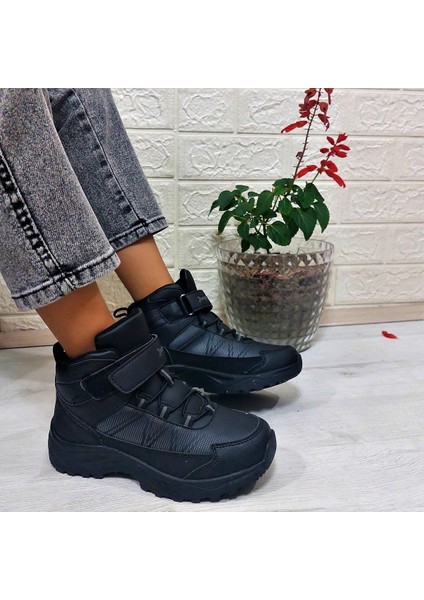 29194 Siyah Cırtlı Fuspetli Kaymaz Erkek Çocuk Bot modelleri