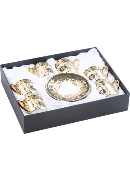 Boris 6'lı Porselen Silindir Kahve Fincan Takımı fırsatları