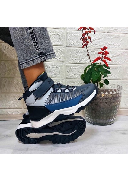 29194 Gri Cırtlı Fuspetli Kaymaz Erkek Çocuk Bot fiyatları