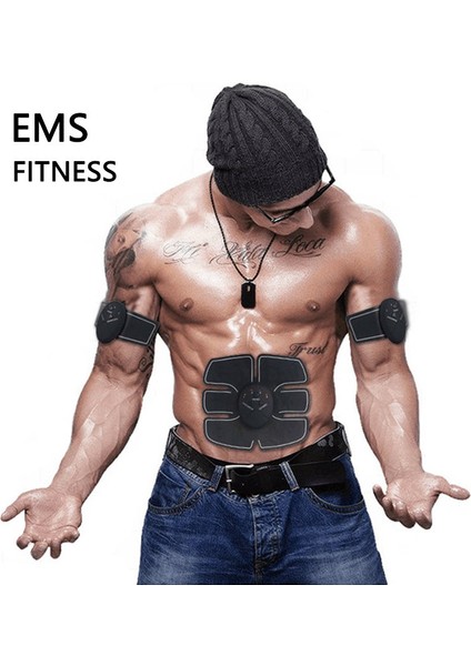 Ems Karın Fitness Cihazı Ev Spor Ekipmanı Karın Yaması (Yurt Dışından)