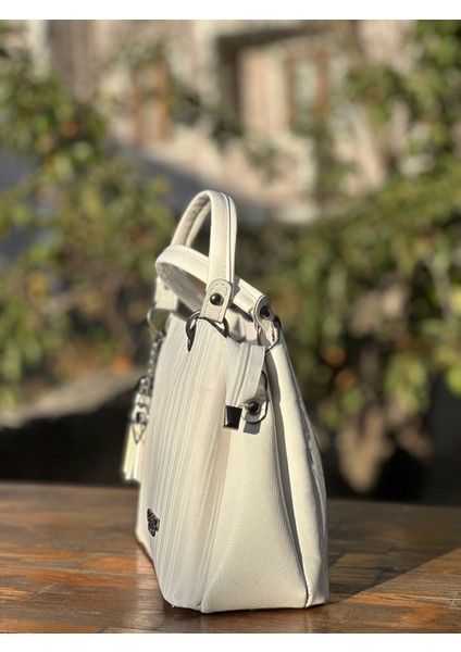 Ons Gurris Özel Tasarım Beyaz Bayan El,kol,omuz Çantası fiyatları