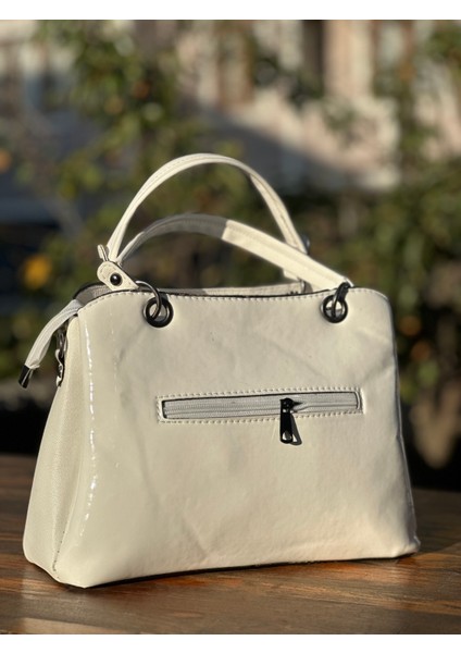 Ons Gurris Özel Tasarım Beyaz Bayan El,kol,omuz Çantası modelleri