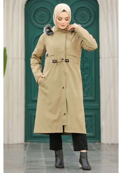Kürklü Vizon Tesettür Parka 60652V fırsatları