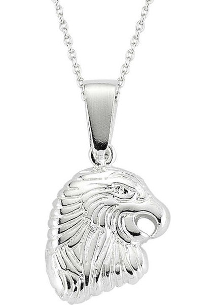 925 Ayar Gümüş Kartal Erkek Gümüş Kolye