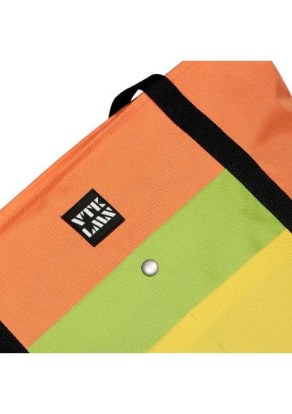 Isı Yalıtımlı Termal Turuncu Yeşil Sarı Renkli Plaj Çantası modelleri