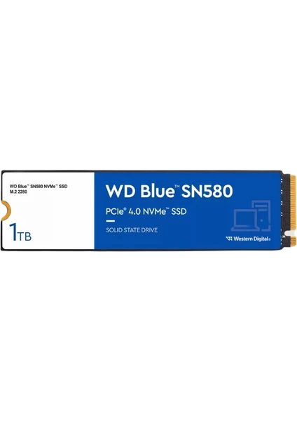 Wd 1tb SN580 S100T3B0E  Nvme 4150MB/S 4150MB/S M.2 SSD Disk