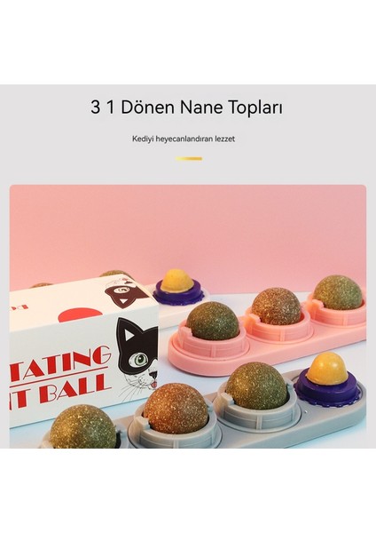 Kedi Nane Döner Top Diş Diş Temizleme Atıştırmalık (Yurt Dışından)