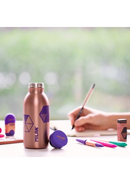 643012CP Copper Mor Paslanmaz Izotermal Matara 354ML fırsatları