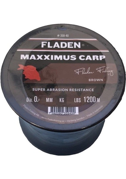 Maxximus Carp 0,40MM 1200MT Misina Kahverengi