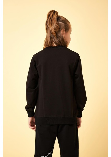 Expedition Baskılı Erkek Çocuk Sweatshirt Siyah modelleri