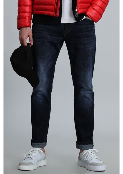 Tyger Smart Jean Erkek Pantolon Slim Fit Mavi