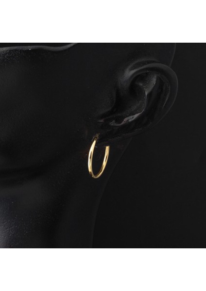 Altın Halka Küpe 14 Ayar 1,5 Cm. Çaplı fiyatları