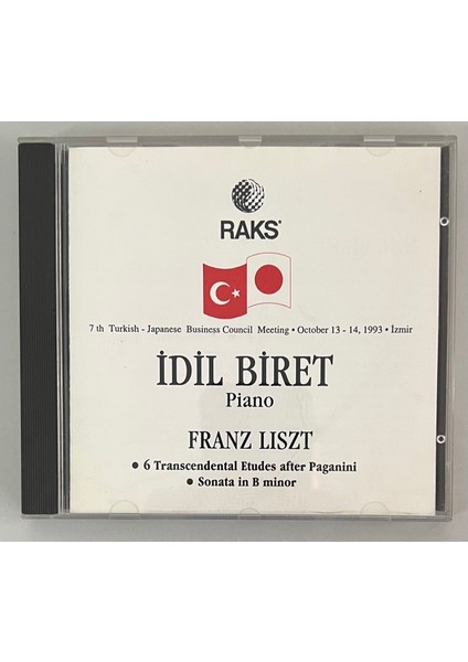Idil Biret Piano Franz Liszt CD (Orjinal Dönem Baskı)