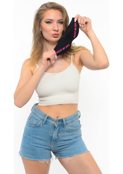 Yıkanabilir Pamuklu Uyku Maskesi Siyah Göz Bandı