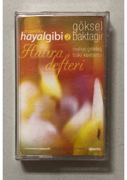 Göksel Baktagir Hatıra Defteri Kaset (Orjinal Dönem Baskı)