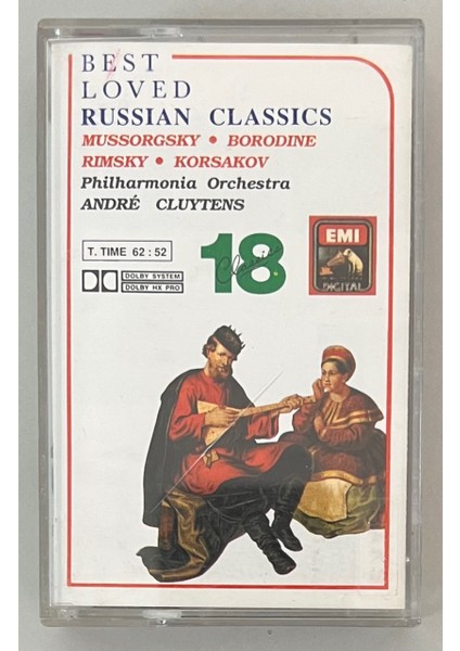 Best Loved Russian Classics Kaset (Orjinal Dönem Baskı)