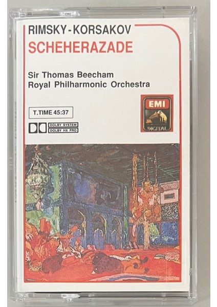 Rimsky Korsakov Scheherazade Kaset (Orjinal Dönem Baskı)