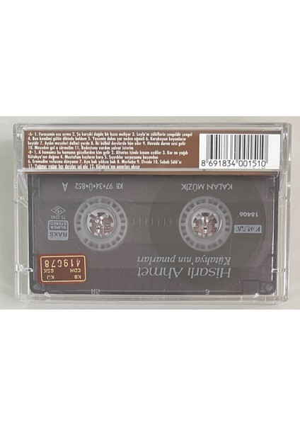 Hisarlı Ahmet Kütahya'nın Pınarları Kaset (Orjinal Dönem Baskı)