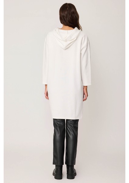 Yanı Yırtmaçlı Kapüşonlu Elbise indirimleri