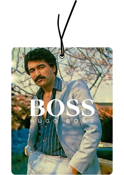 Ibrahim Tatlıses Hugo Boss Tasarımlı Dekoratif Oto Araç Kokusu ve Aksesuarı
