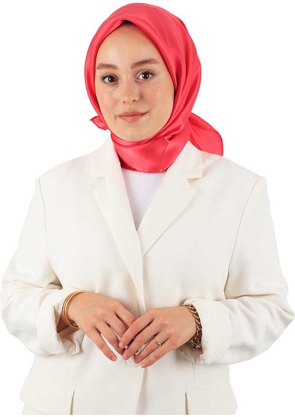 Narçiçeği Düz Renk Sura Ipek Eşarp