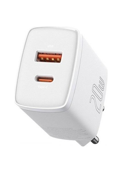 Super Şarj 20W USB ve Type-C Girişli Iphone Şarj Aleti Iphone 15 15 Pro Max Şarj Başlık Qc3.0