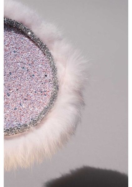 Pembe Pullu Gümüş Kordon Pudra Tüy Kaymaz Ped modelleri