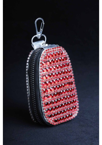 Kırmızı Anahtar Çantası