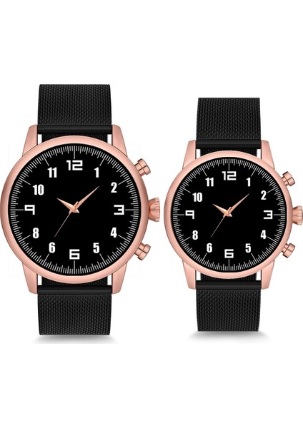 Çift Saatleri Sevgili Saati Sade Tasarım Çift Kol Saati