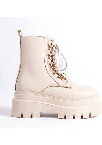 MBBRZ400-BJ Yüksek Kalın Taban Bağcıklı Kadın Kısa Bot & Postal modelleri