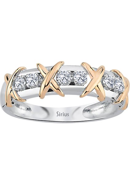 Pırlanta Taşlı Avangart Yarım Tur Yüzük 0447R0063 fiyatları